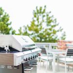 תמונת אווירה של מנגל גז לחצר