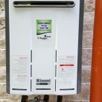 תמונה של מחמם מים מותקן